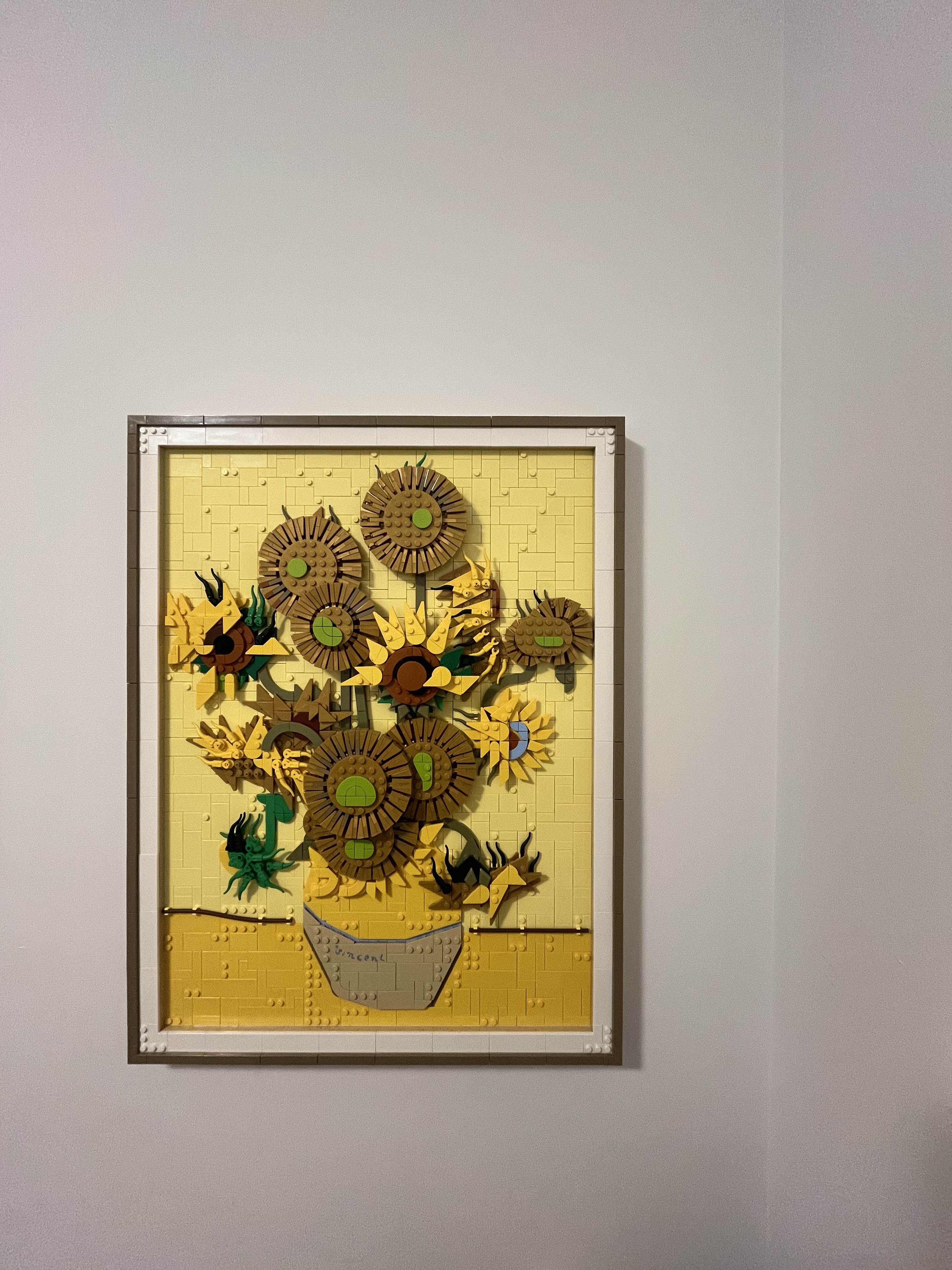 LEGO Sunflowers Hanger - Command Strip Compatible
