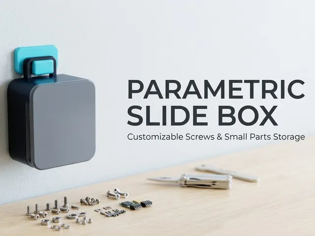Parametric Slide Box with Holder