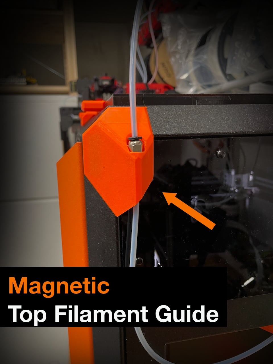 Prusa Core One Top Filament Guide with Bowden Coupler