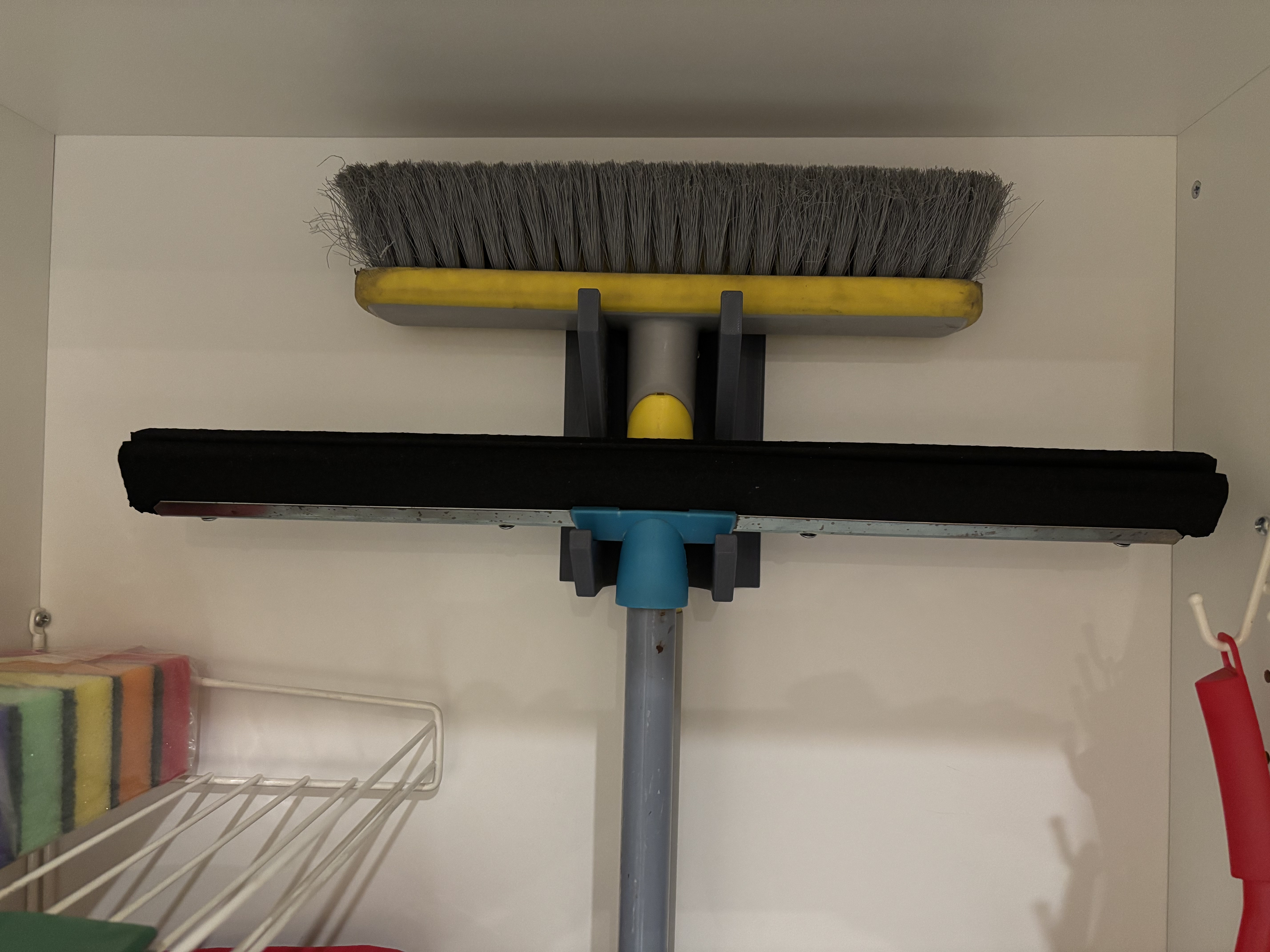 Brush Squeegee utility holder