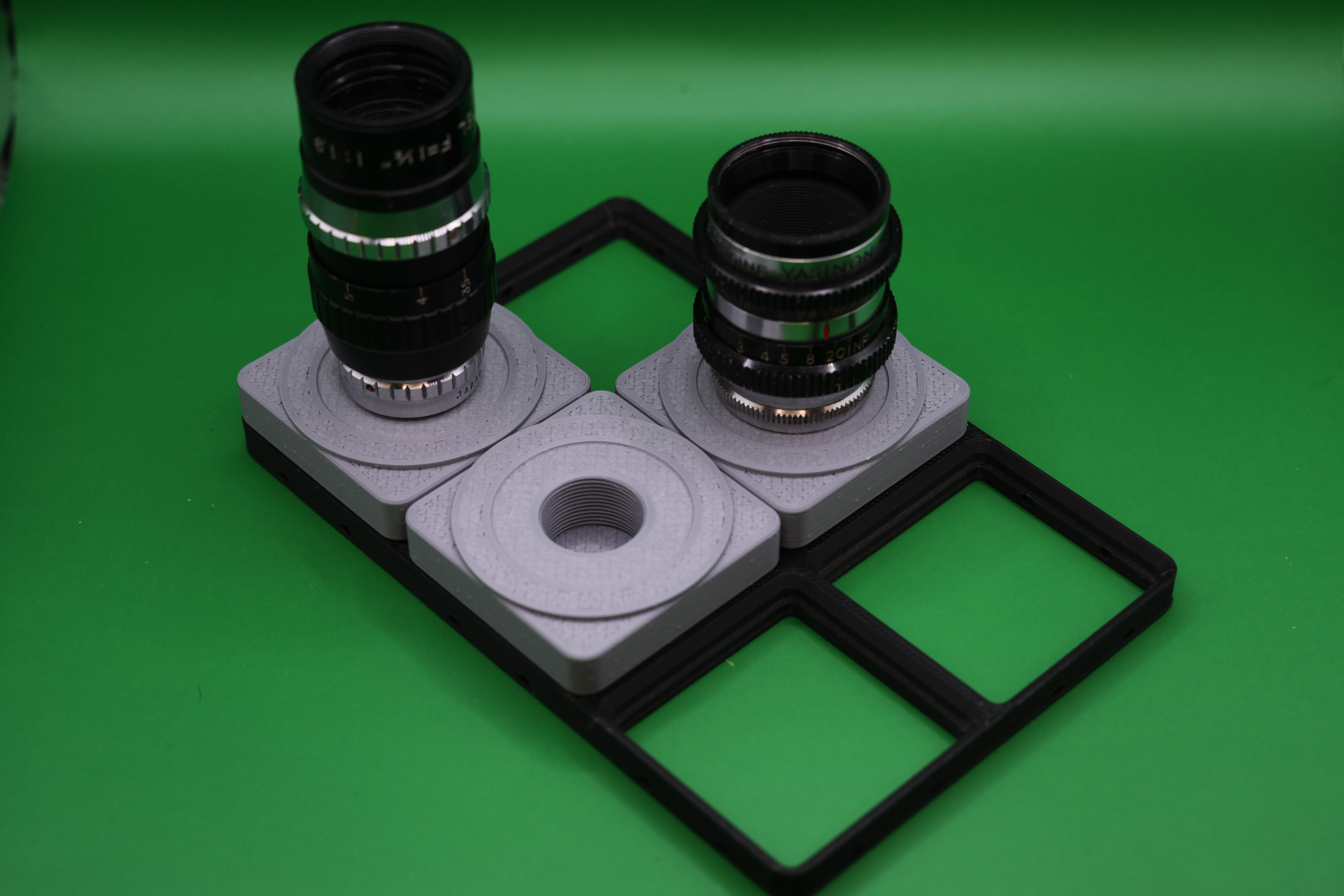 Gridfinity Compatible D-Mount Rear Lens Cap