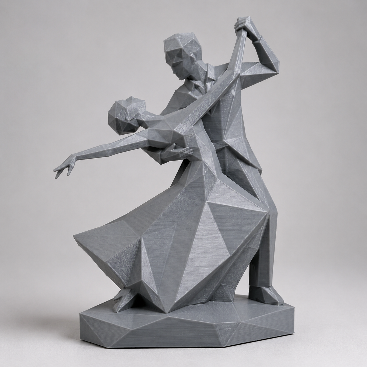 Abstrakte Tänzer in geometrischer Form/Abstract dancers in geometric shape