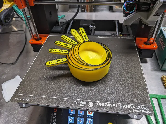 Measuring Cups (nested) with Metric Equivalents