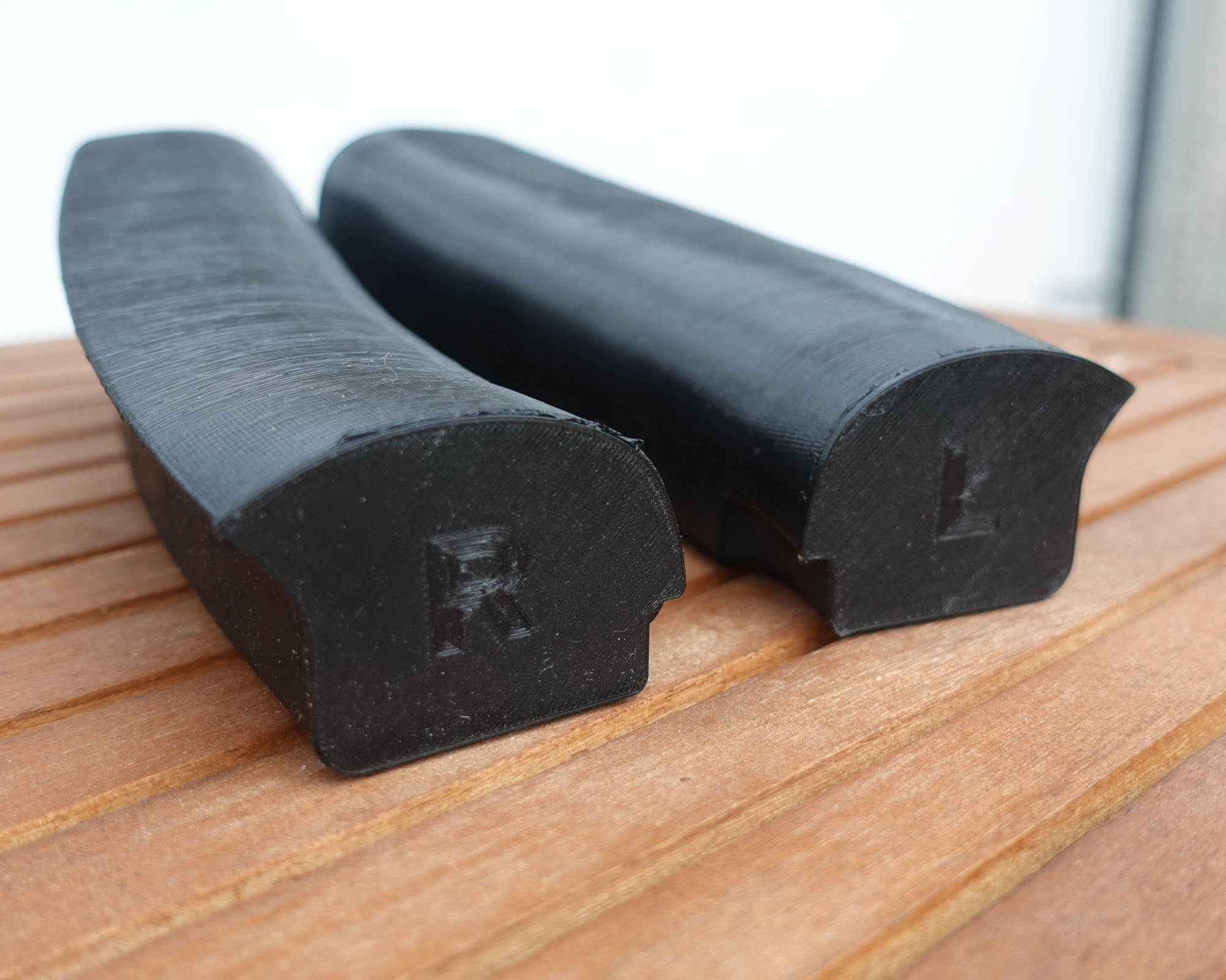 Shoulder protectors for Alpha 7 velomobile