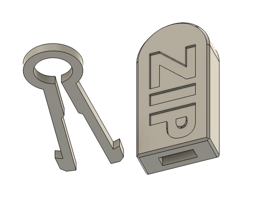 Miniatura 6 do modelo 3D The ZIP zipper pull