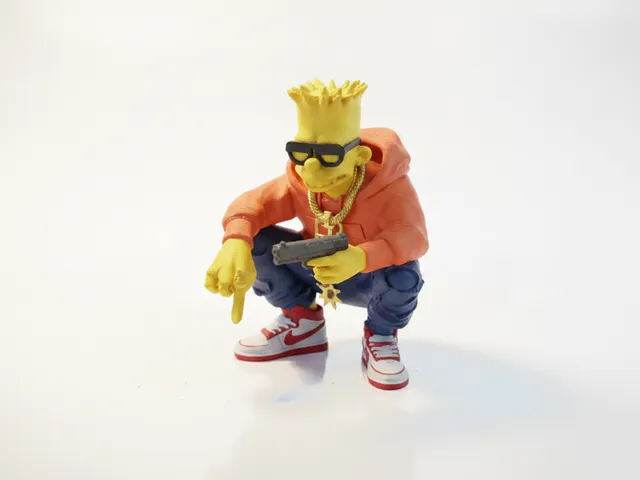 Bad Boy Bart Figurine Cartoon Character 3D Printable