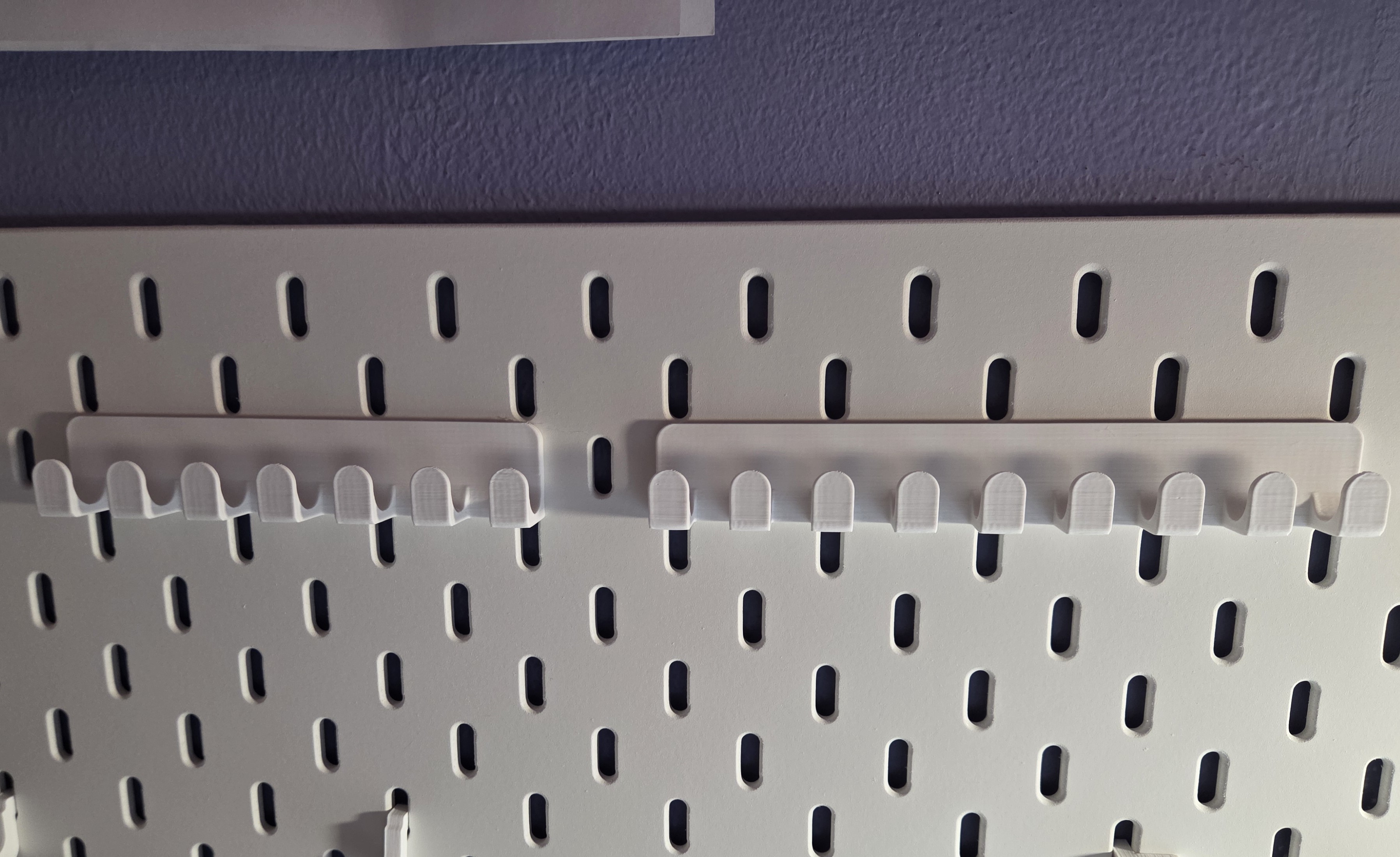 Ikea skadis pegboard hook rack
