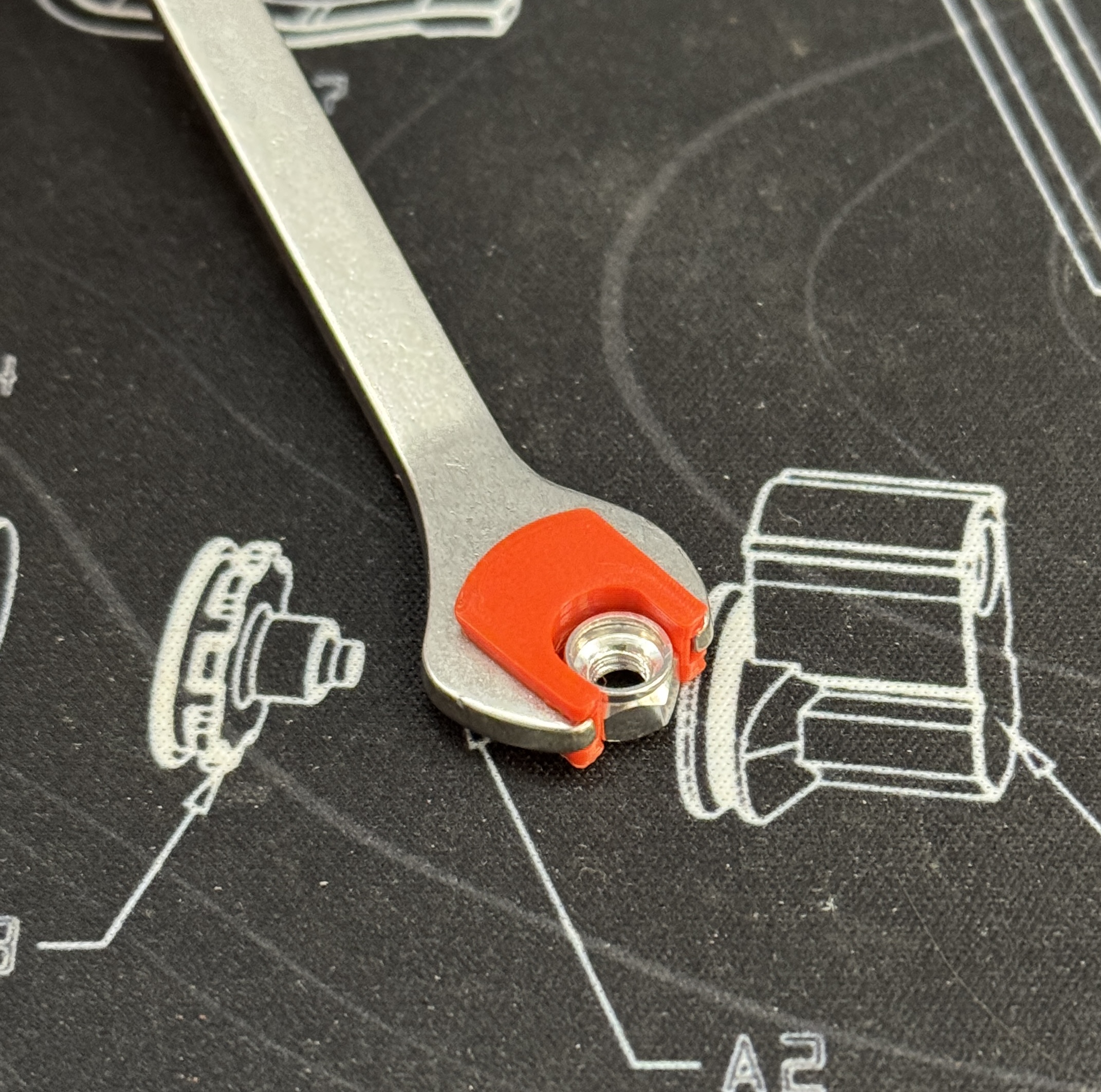 VEX VRC wrench to HCU (m4) nut adapter V1