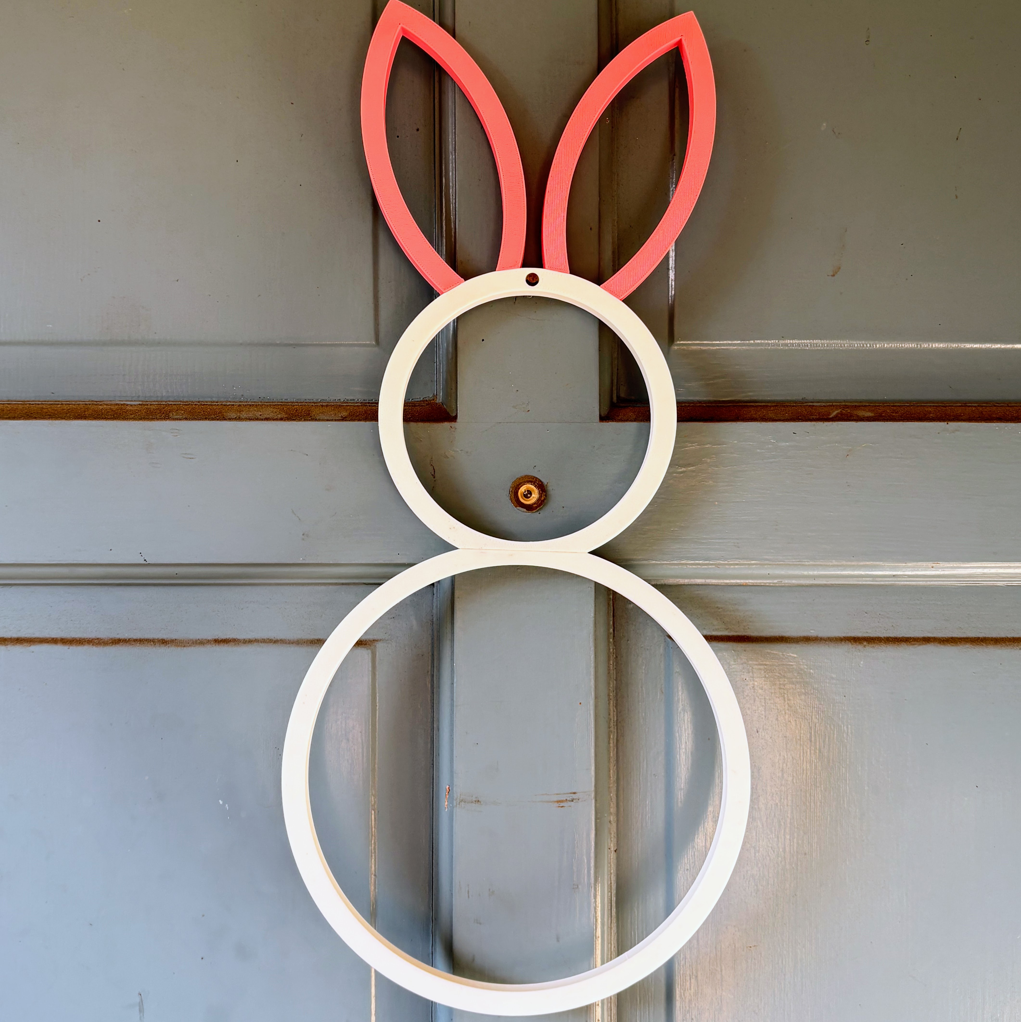 Abstract Easter Bunny Wall Hanger