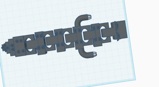Miniatura 2 do modelo 3D Block Dragon