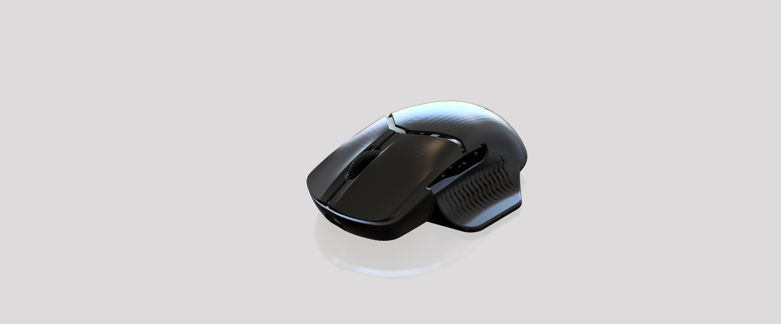 HyperX Pulsefire Saga Mouse Shells and Buttons with Gripp - Coques de souris et boutons HyperX Pulsefire Saga avec Gripp
