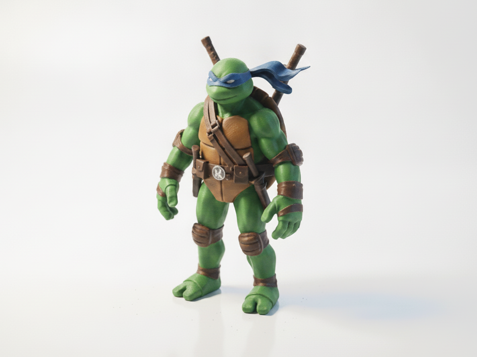 Leonardo TMNT Ninja Turtle Figurine 3D Printable
