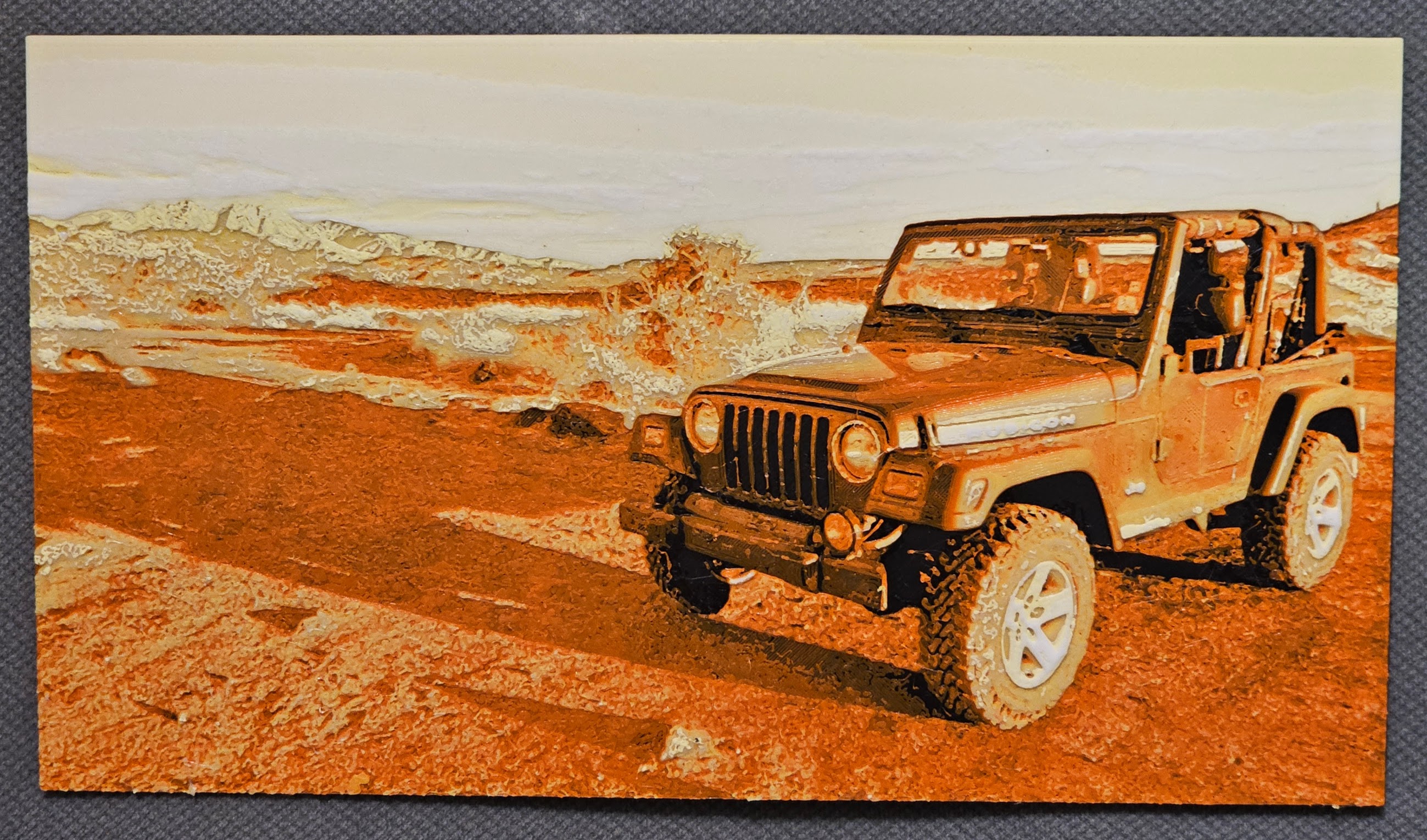Jeep Wrangler TJ hueforge