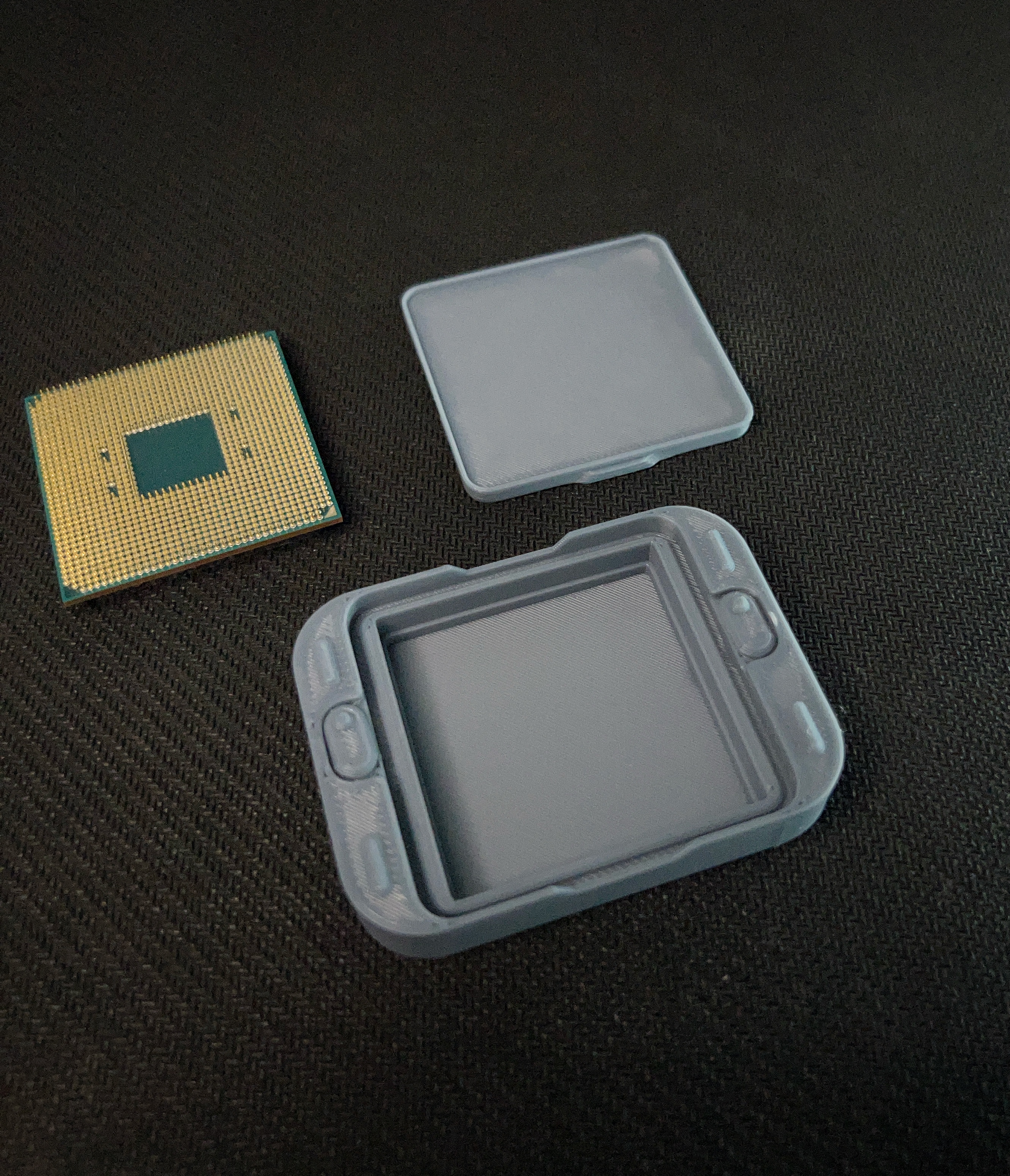Miniatura 5 do modelo 3D AMD Ryzen AM4 CPU storage case