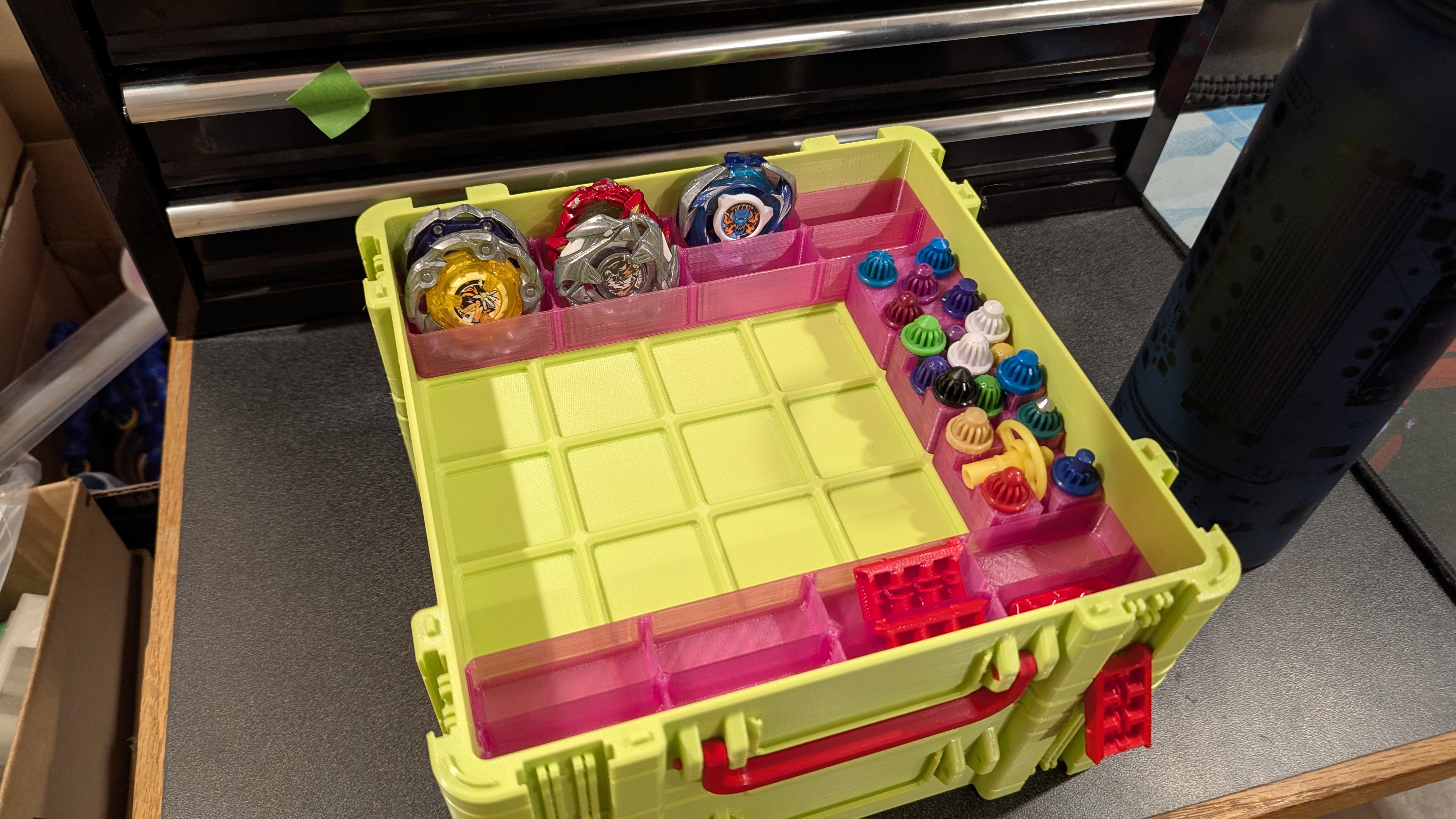 Miniatura 7 do modelo 3D Donut's Beystack - Serious Beyblade X Storage Solution