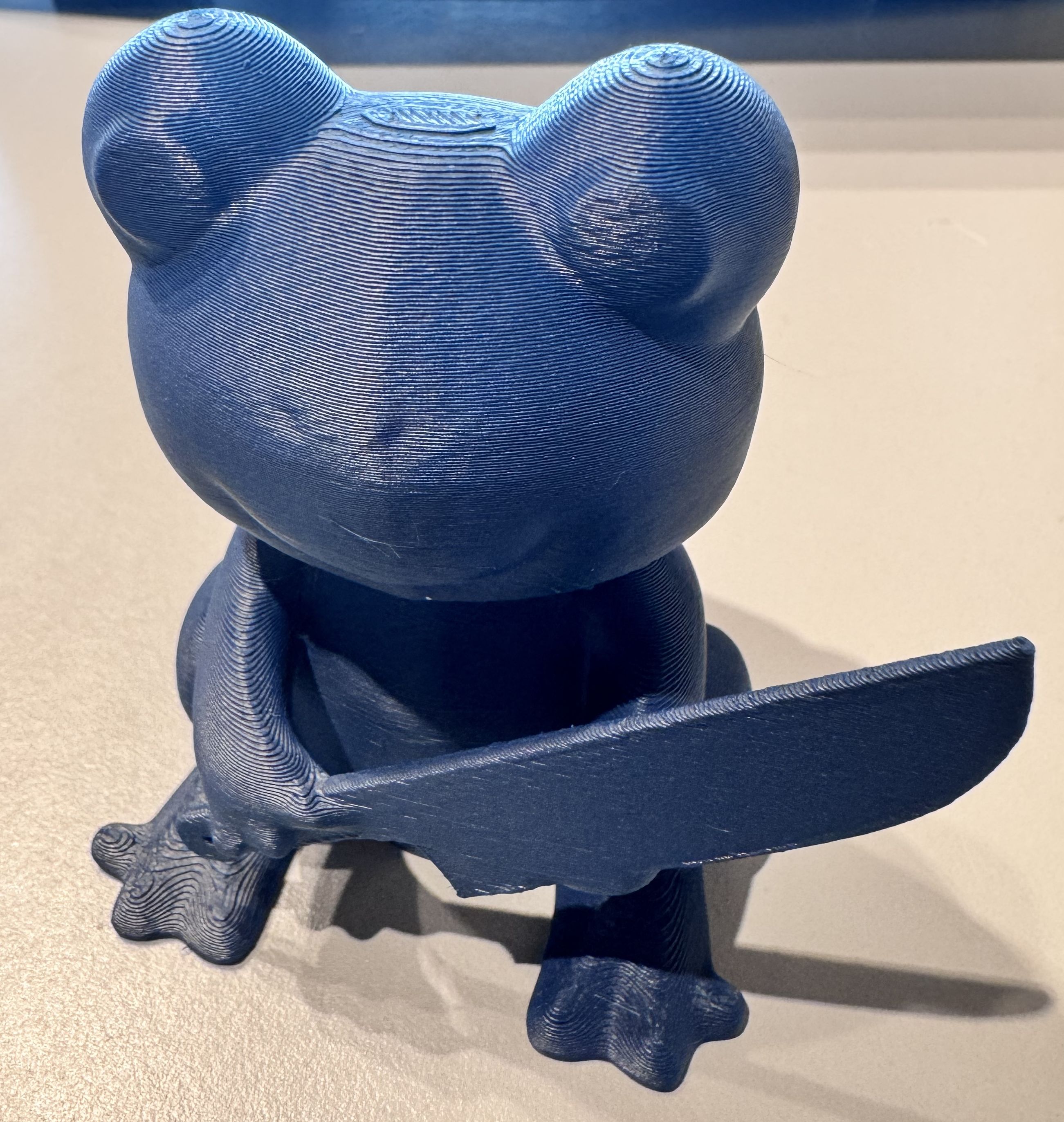 Cute Knife Frog 3D model
