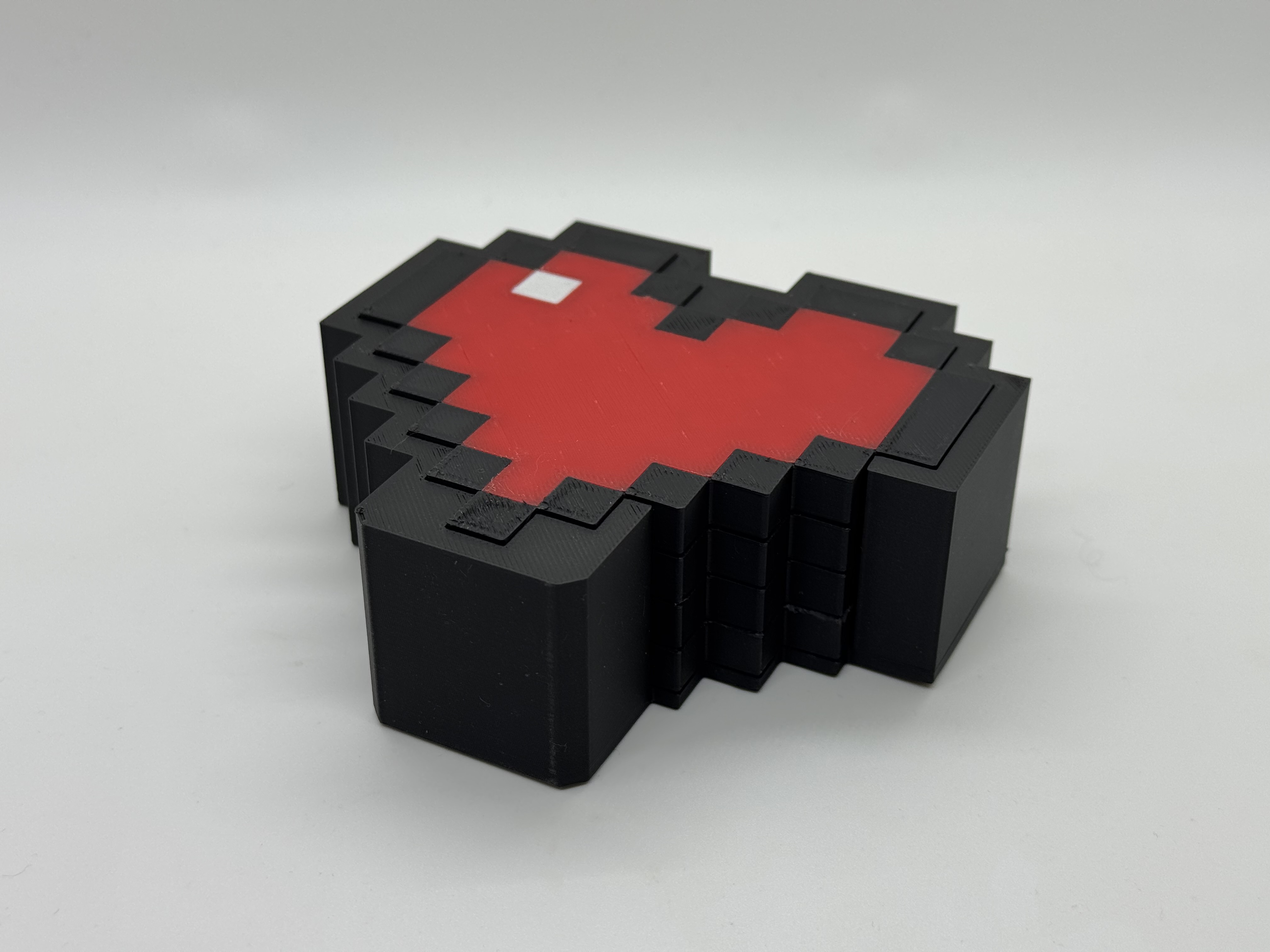 Miniatura 3 do modelo 3D Pixel Heart Coasters!