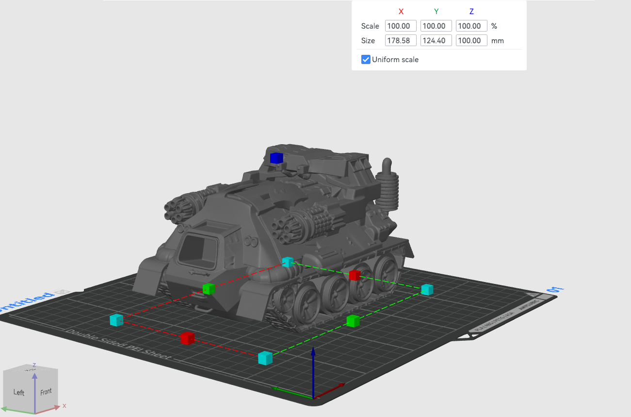 Original War Russian Gatling Tank