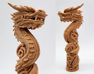 Spiral Dragon Totem
