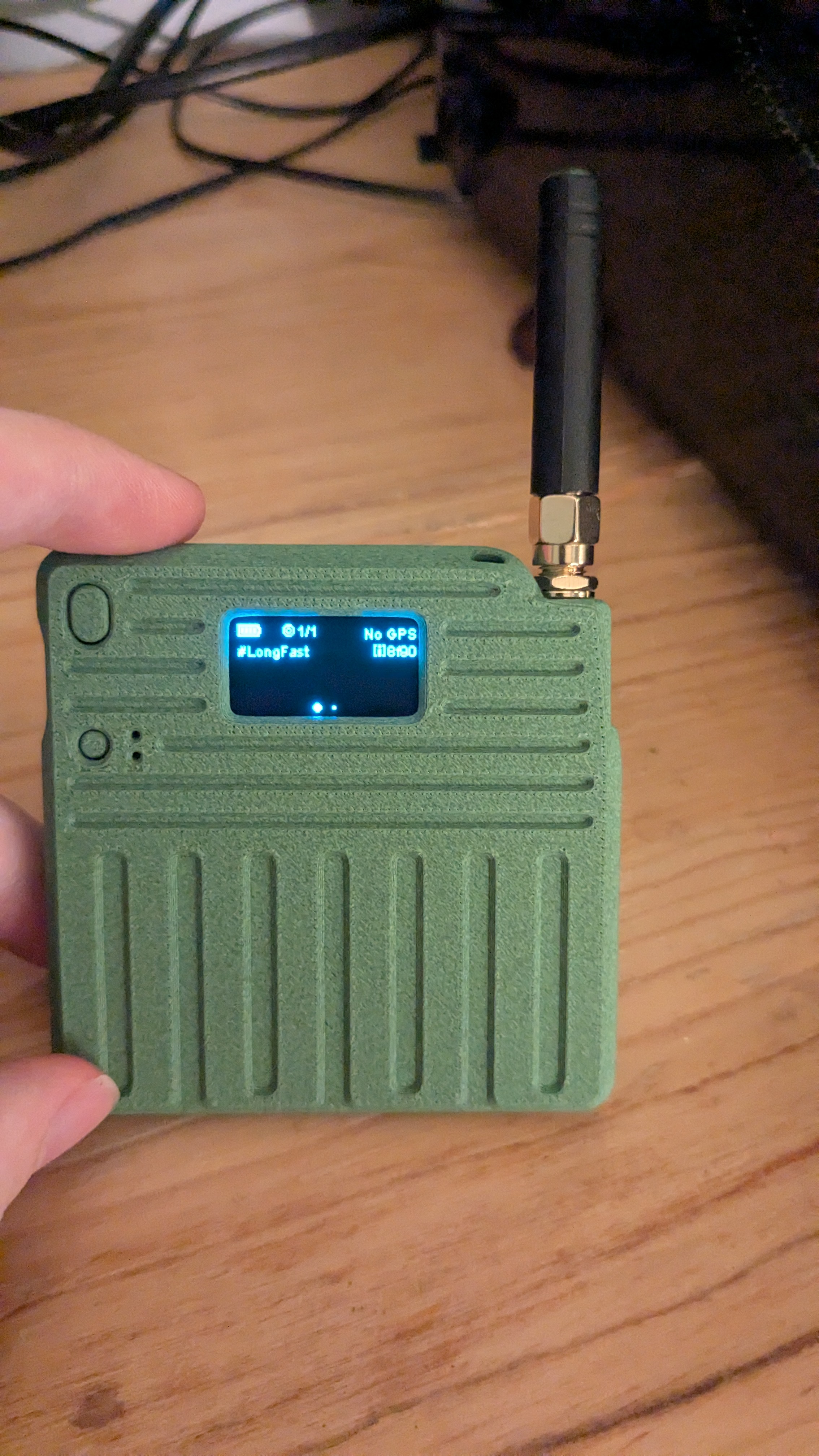 Heltec LoRa 32 V3 HT Slim Case w/ straight SMA 3D model thumbnail