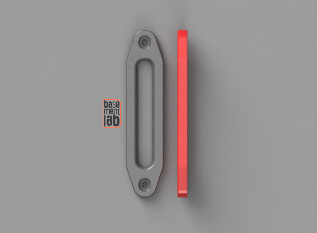 Hawse Fairlead with adjustable fixing slot 254mm/10" - Passacavo per verricello — thumbnail 2