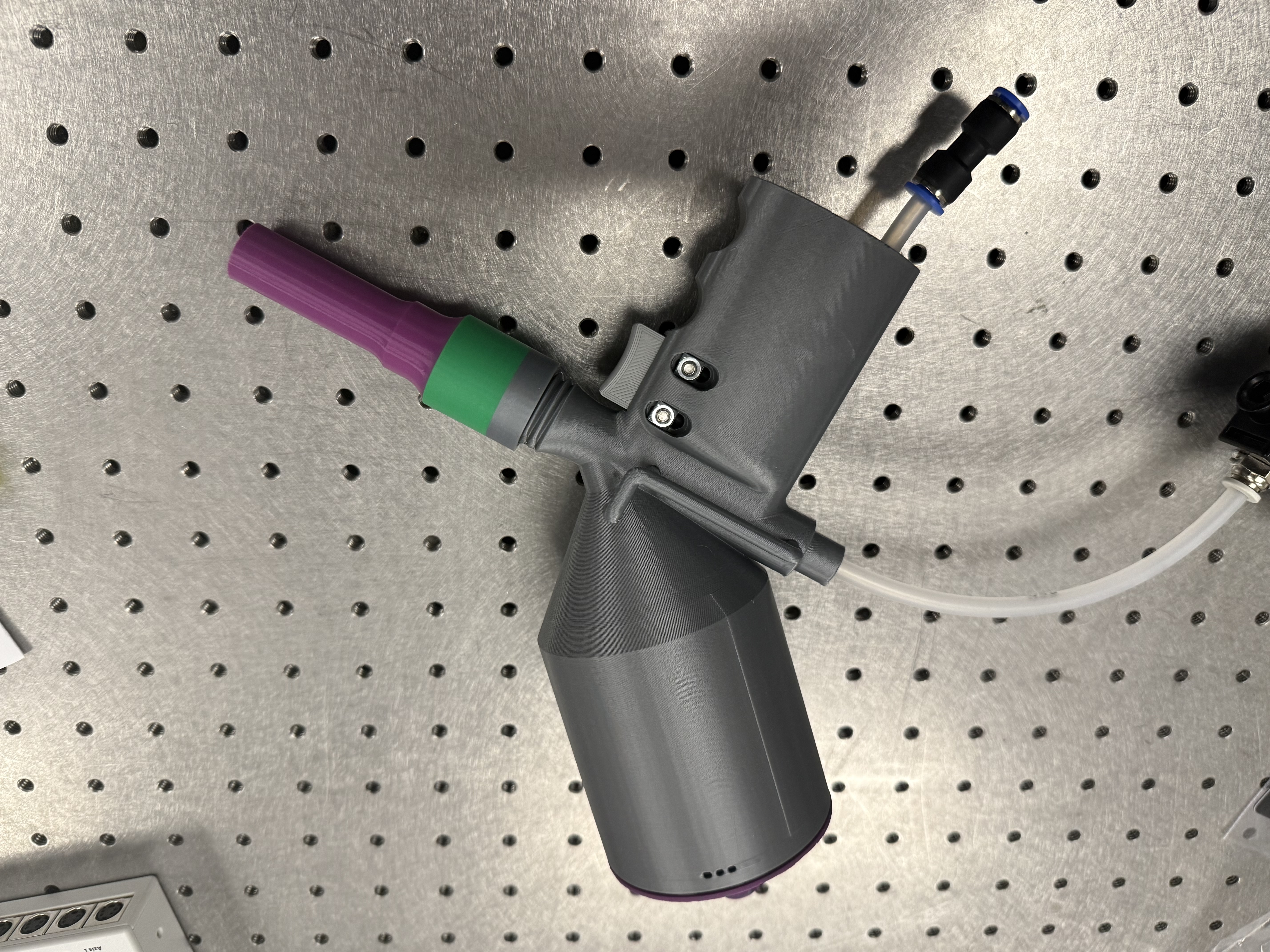Dry Ice Blaster for Optics Cleaning