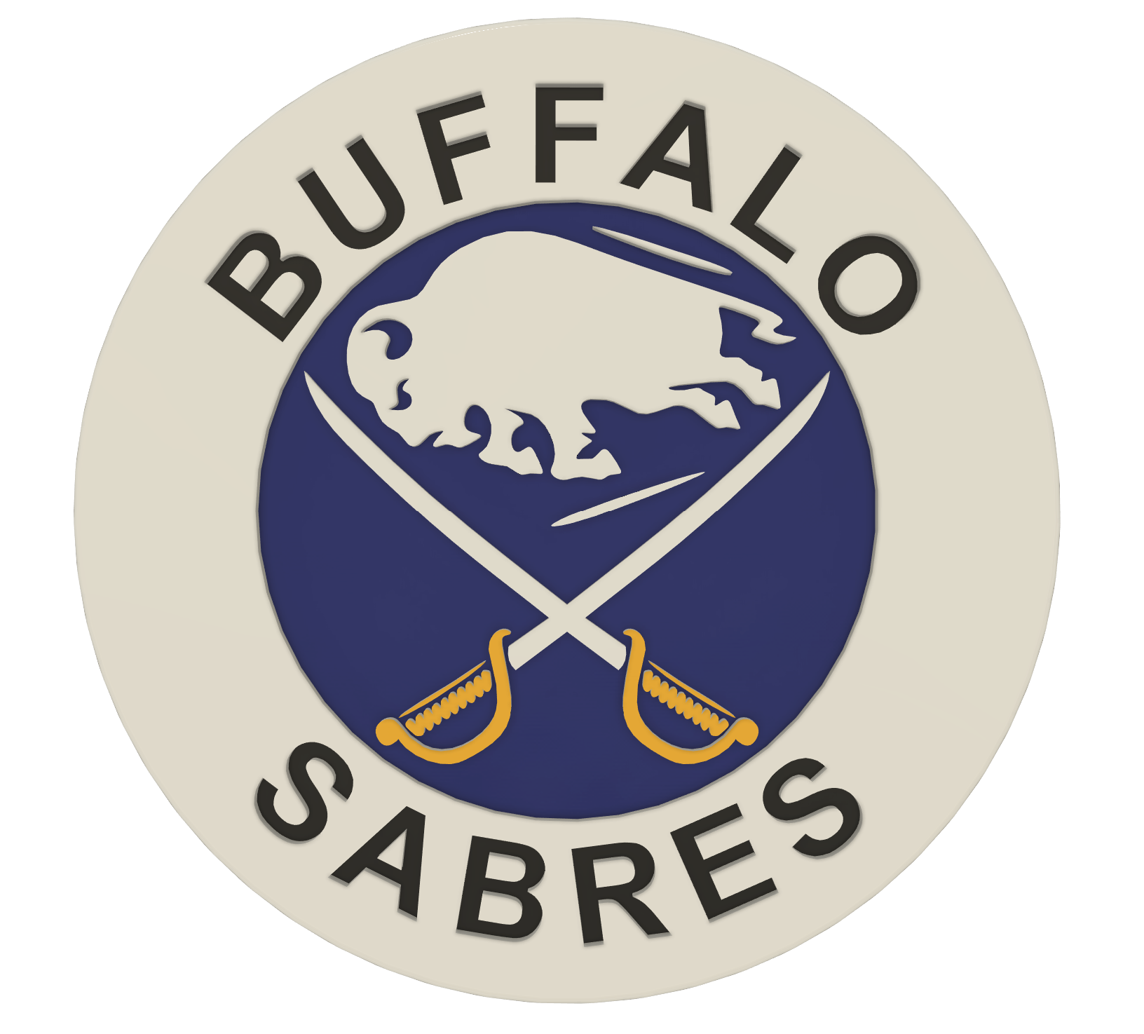 Golf - Golf Ball Marker - NHL - Atlantic - Buffalo Sabres