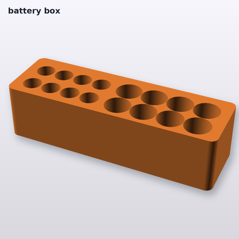 Battery Organizer: 8 AA + 8 AAA by michael me | Download free STL model ...