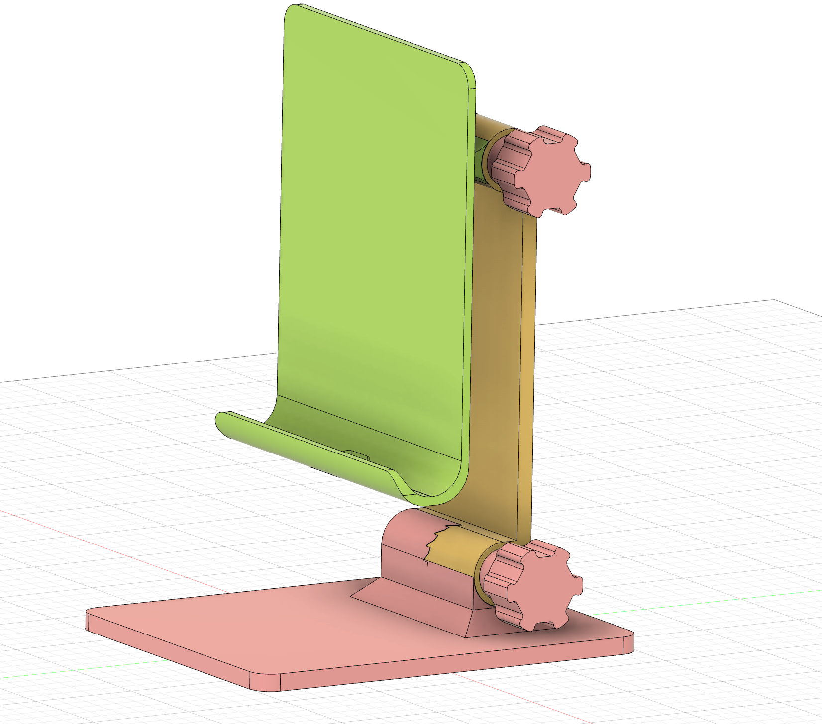 Adjustable Phone Stand (Tilting, M5 Hardware)