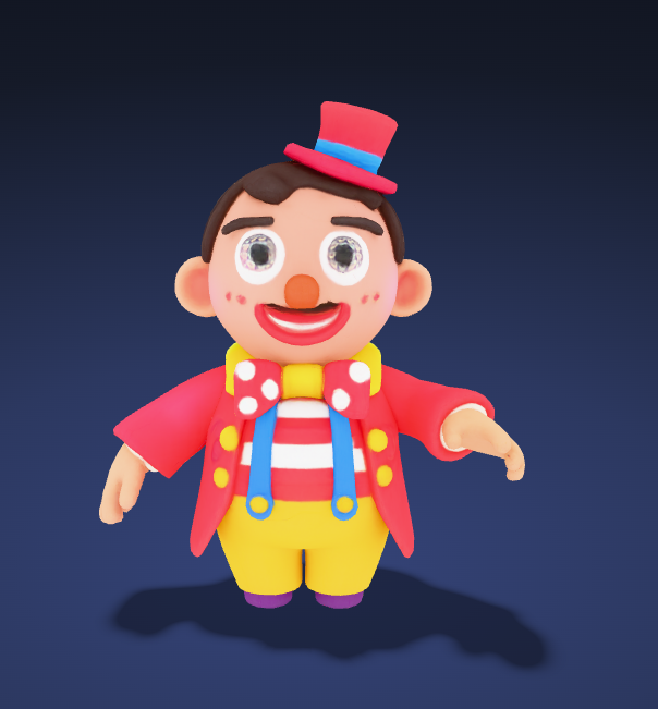 Circus Digital – Fun Cartoon 3D Model for Home Decoration and Collectors