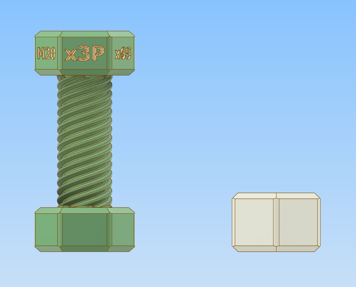 Miniatura 3 do modelo 3D PI Impossable Bolt