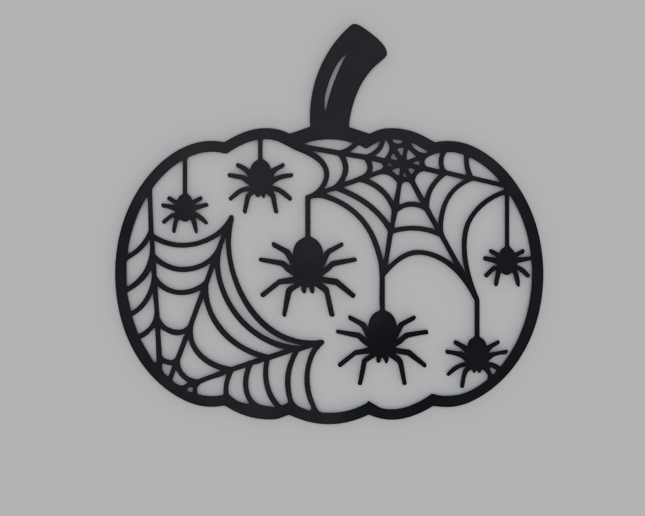 Spider Web Pumpkin