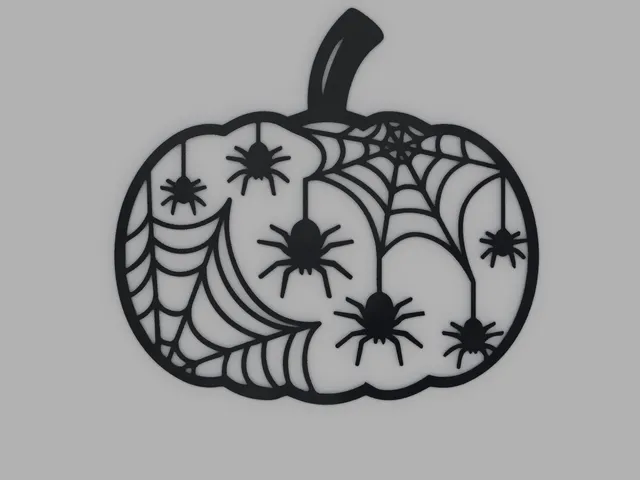 Spider Web Pumpkin