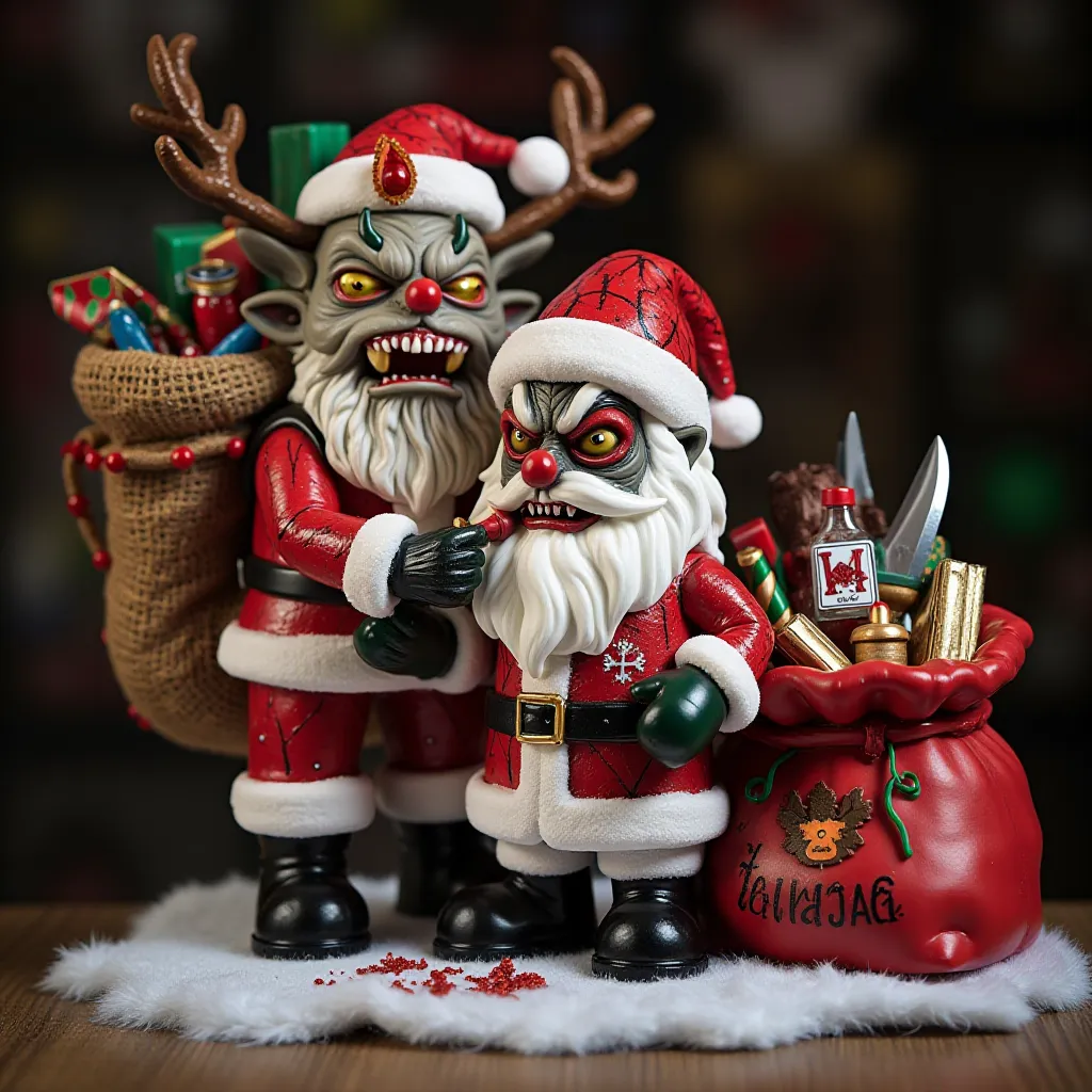 evil santa's creatures