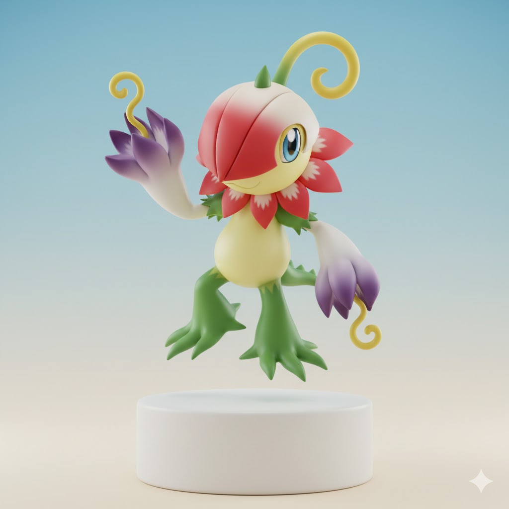 Floramon Digimon Creature Model