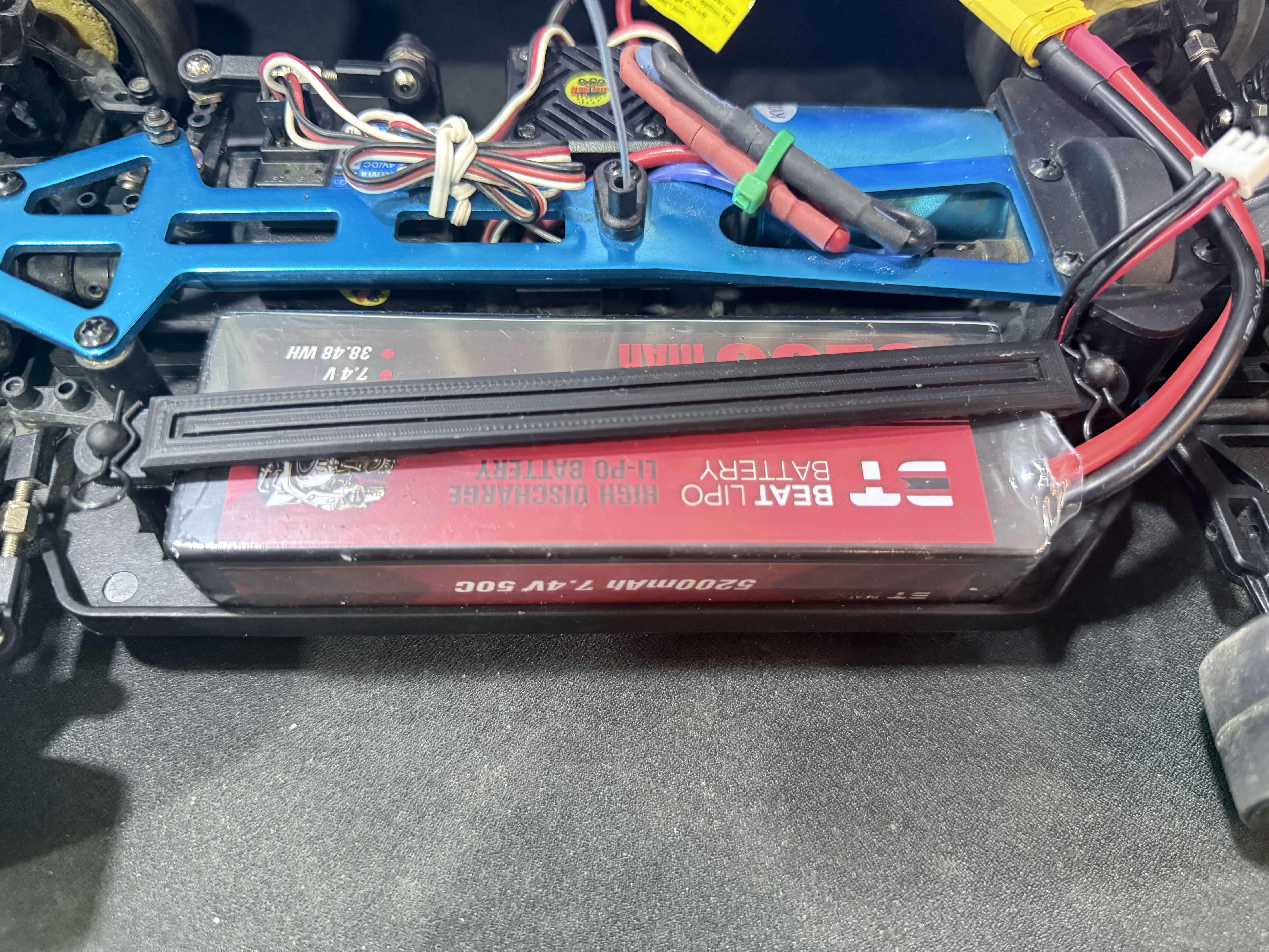Hsp Flying Fish 94123 Pro Brushless 1/10 Rc Drift Car Battery Grip