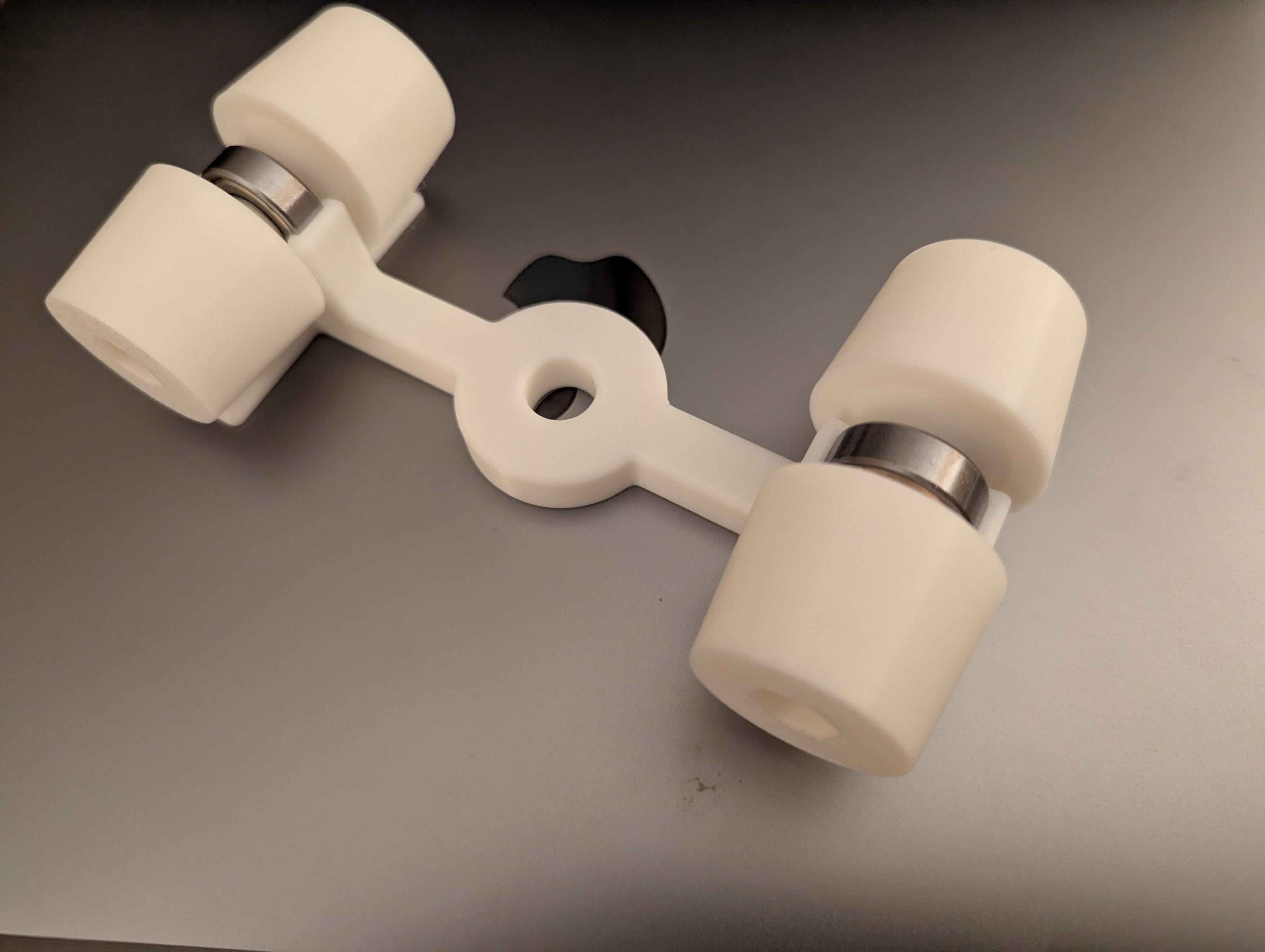 Filament Spool Roller M6x35, Tapered Rollers