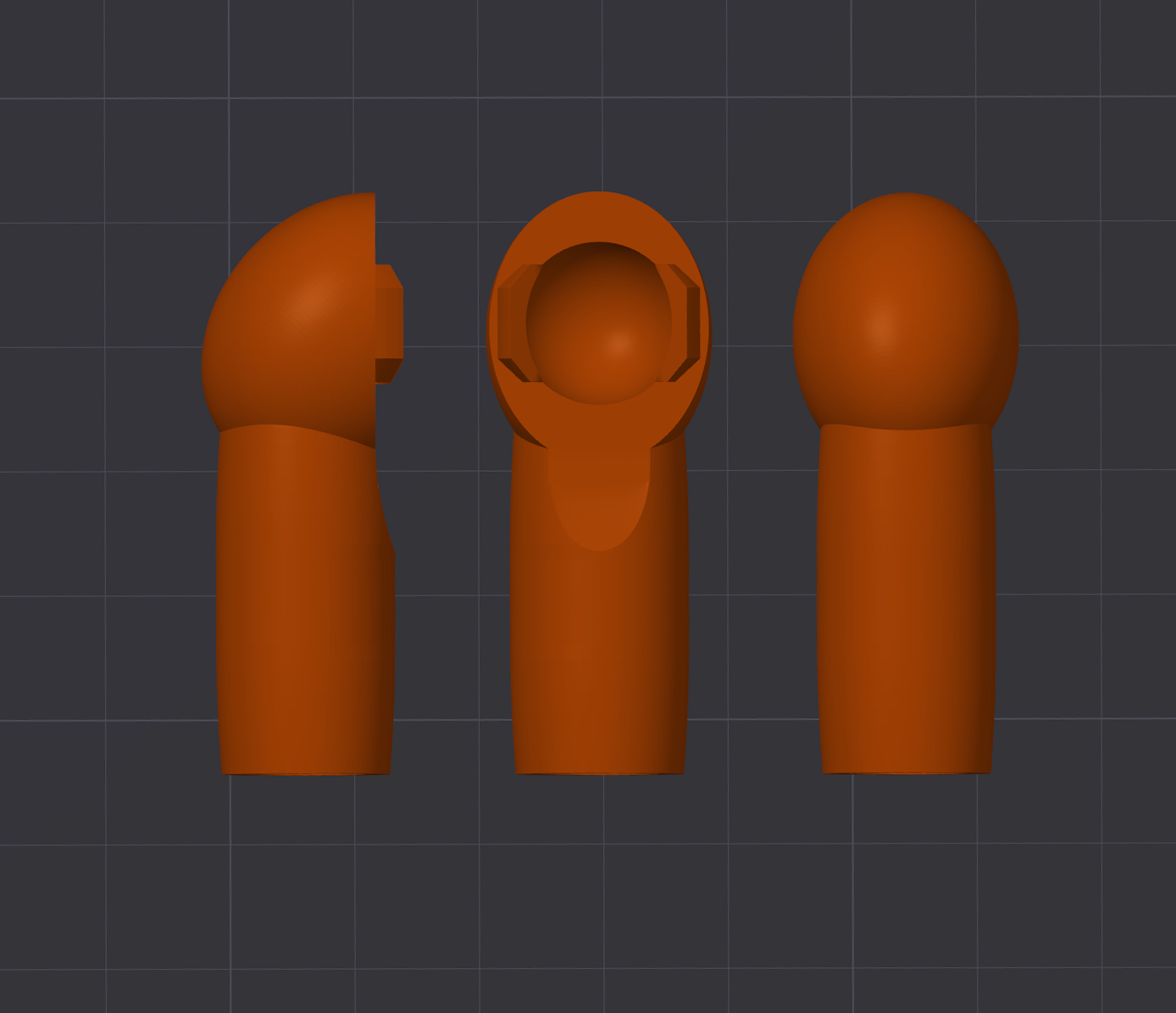 CARBON 13 Figure - Upper Arm with Shoulder/Shoulder Socket