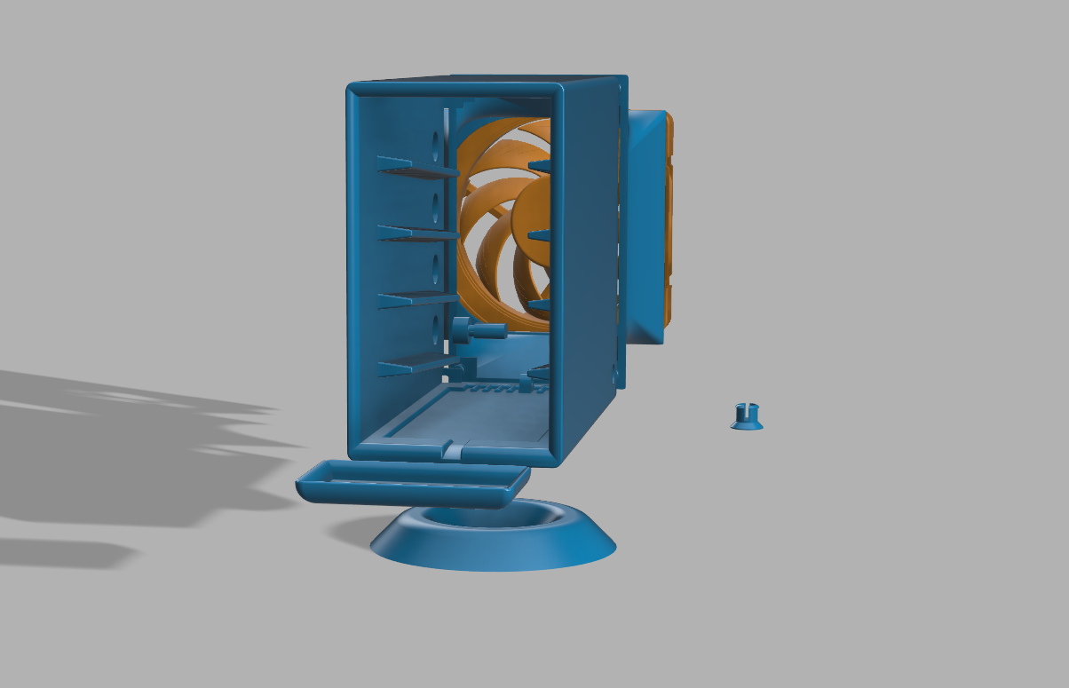 Mini Air Conditioner / Cooler for Ice Packs (120mm Fan)