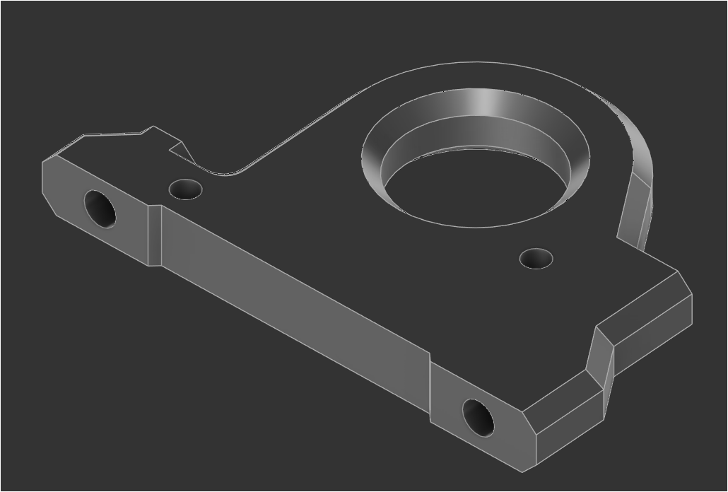 Miniatura 2 do modelo 3D Wall mount ring hook