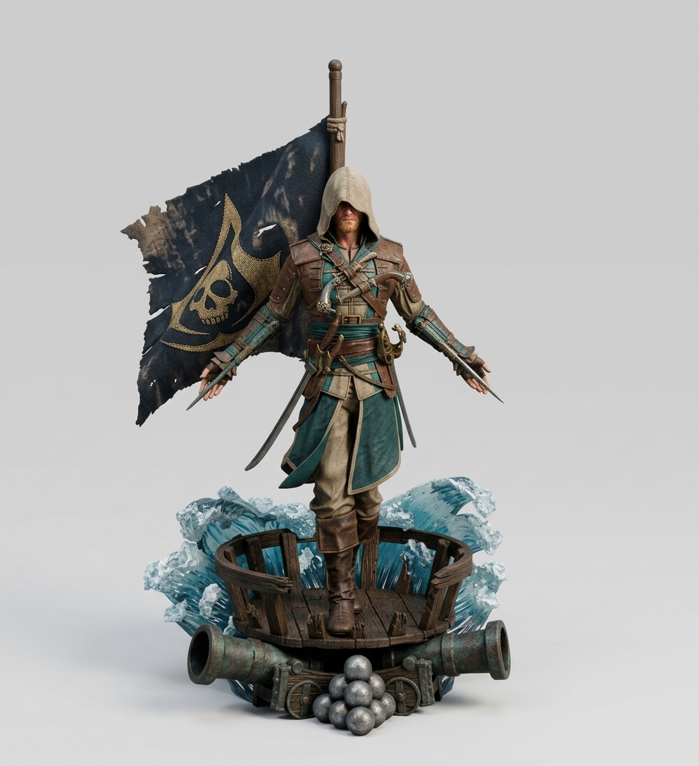 Assassin's Creed: Black Flag Resynced Edward Kenway Statue