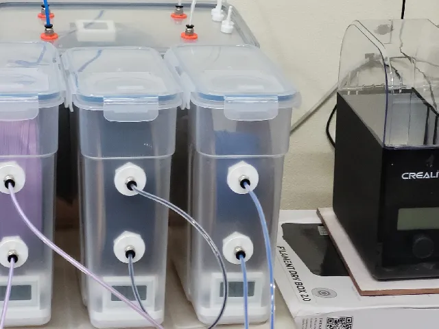 One Spool Filament Dry Box using Cereal box
