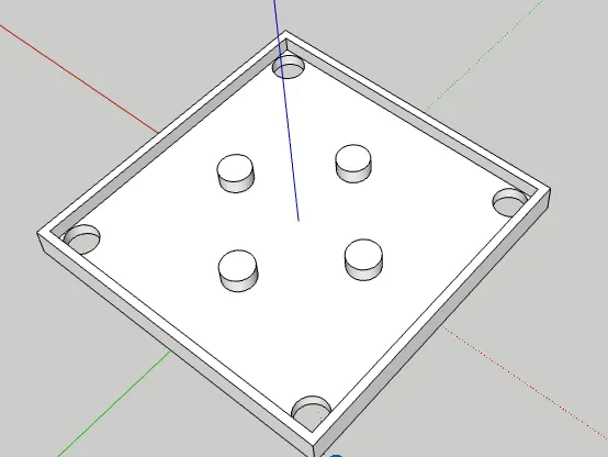 4 player penny hockey board (not ocd inducing)