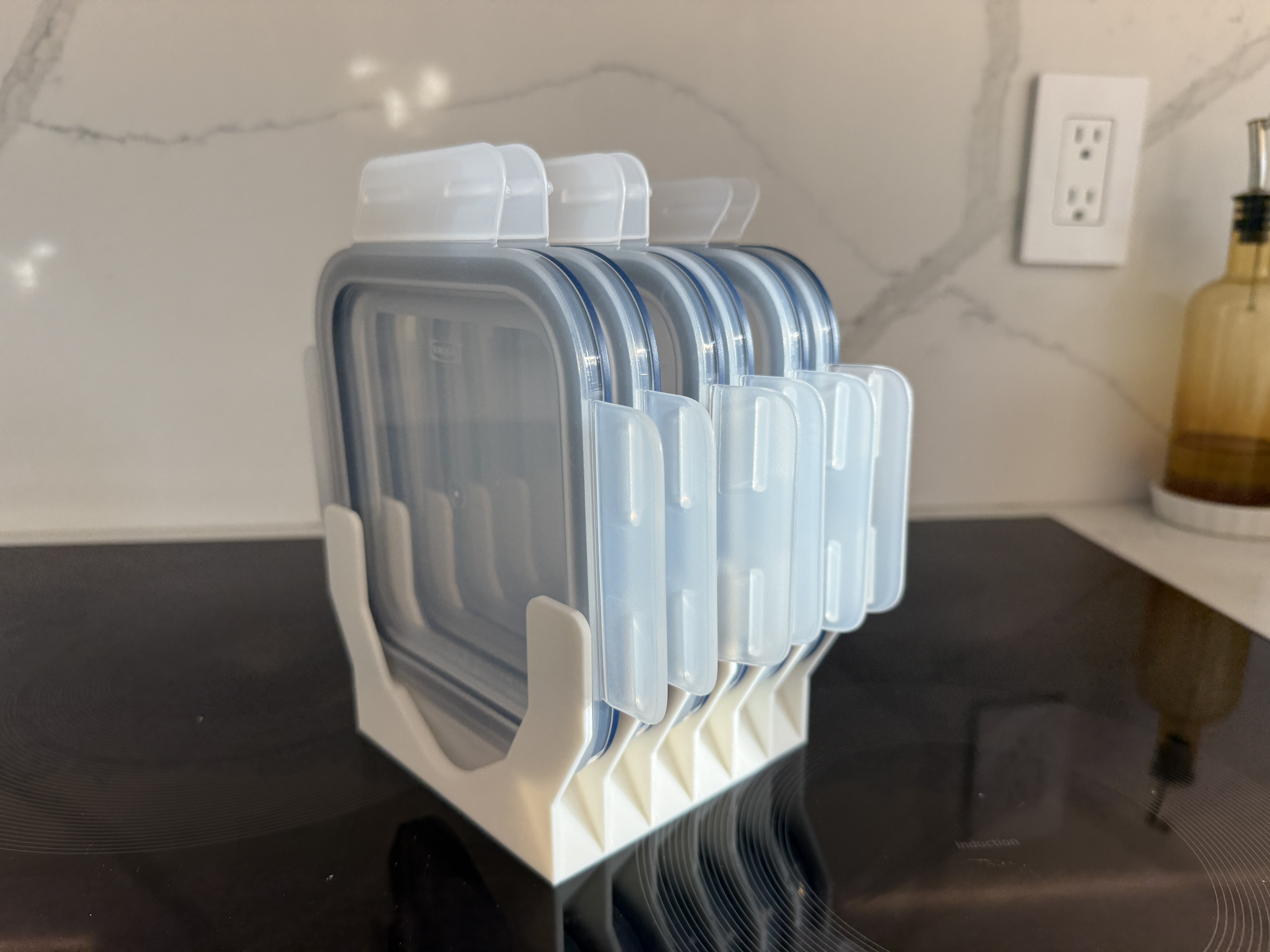 IKEA 365+ SIX SLOT Lid Holder 3D model thumbnail