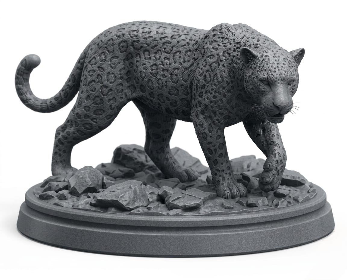 Leopard Statue