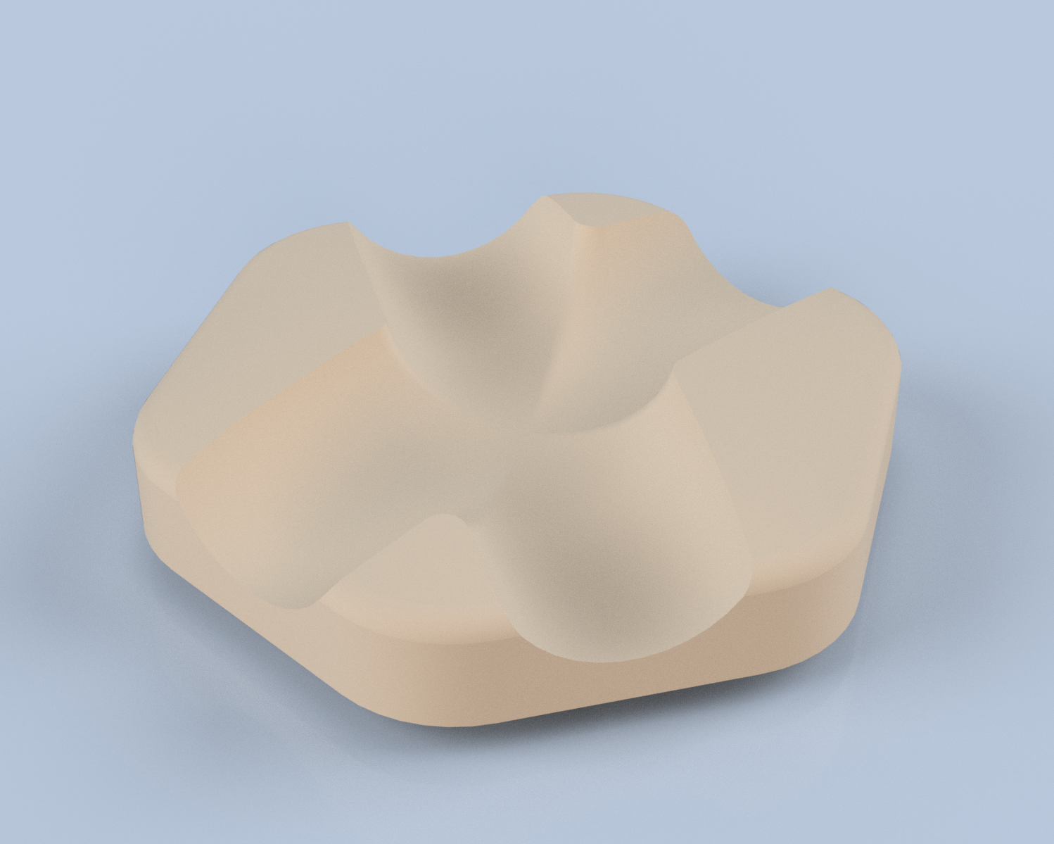 GraviTrax Junior Track Stone – Crossing / Kreuzung 3D model