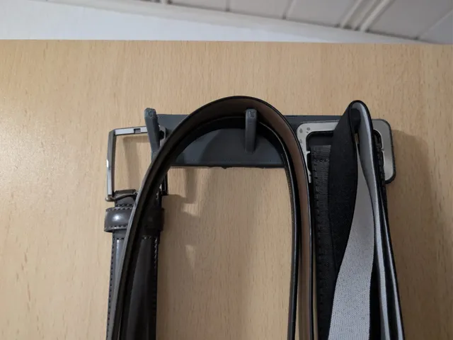 Simple adhesive hook.
