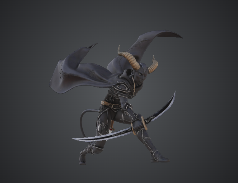 Demon Assassin Rogue – Dual Blade Infernal Warrior