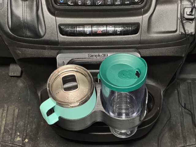 Slide On RAM Promaster Van Cup Holder for Large Cups and Mugs