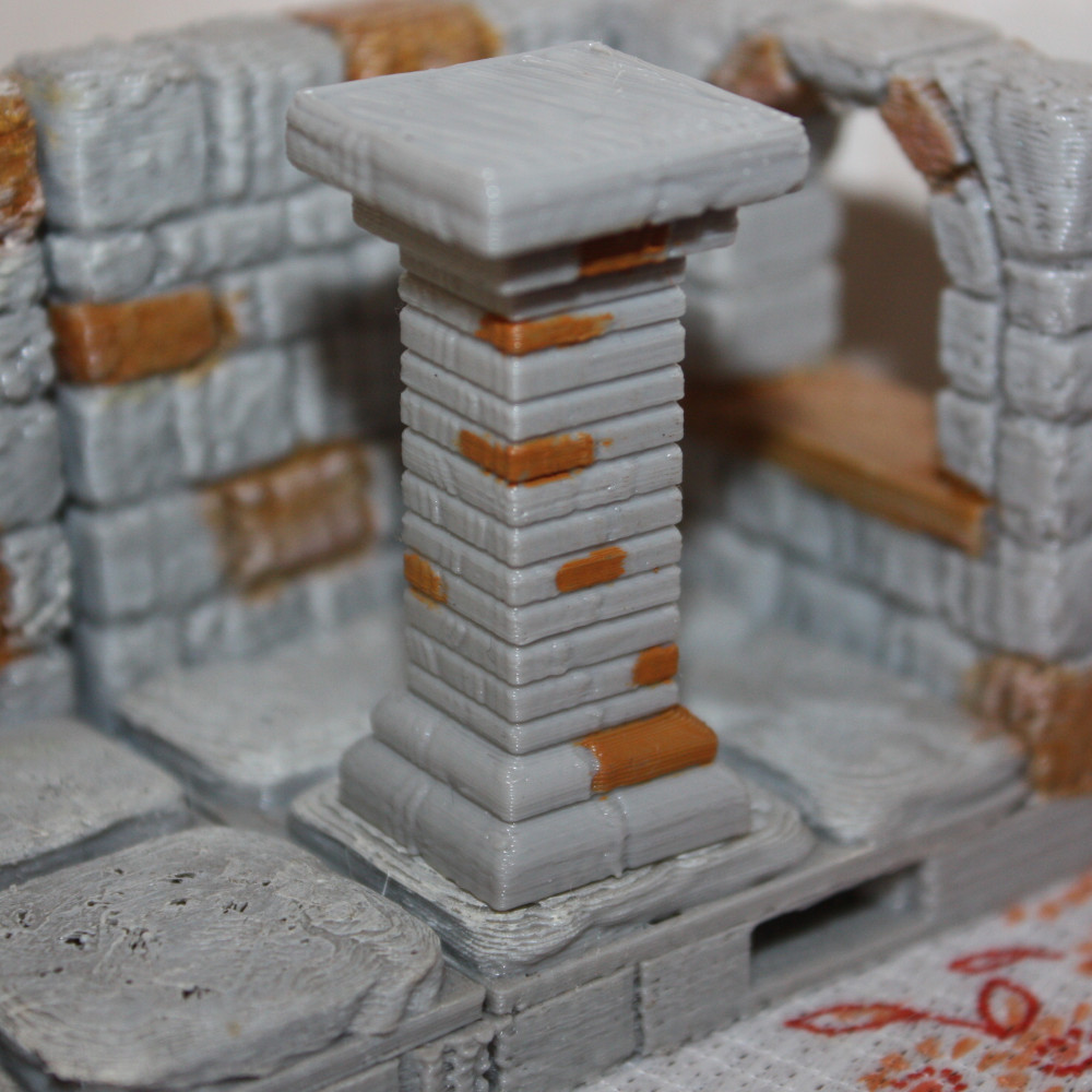 DND Pillar Square (NoSupport) FDM READY Easyprint Fastprint